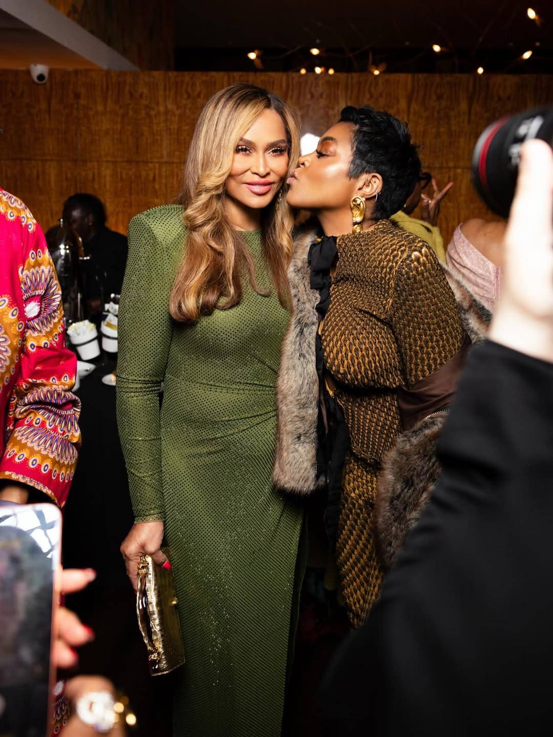 Tina Knowles and Taraji P. Henson attended the opening night afterparty for the revival of Joe Turne...