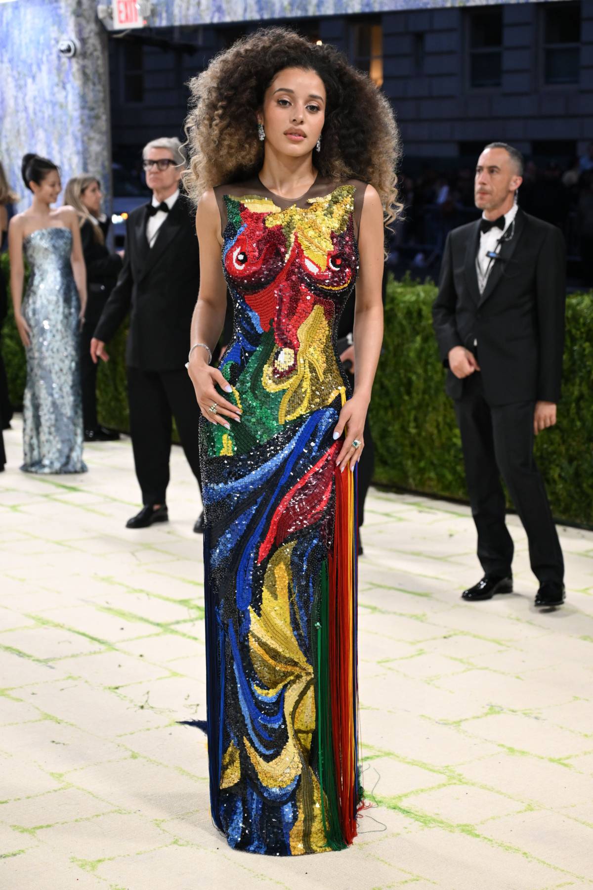 Chase Infiniti, Yseult, Gwendoline Christie and Emma Chamberlain at the #MetGala 2026.
#Celebritie...
