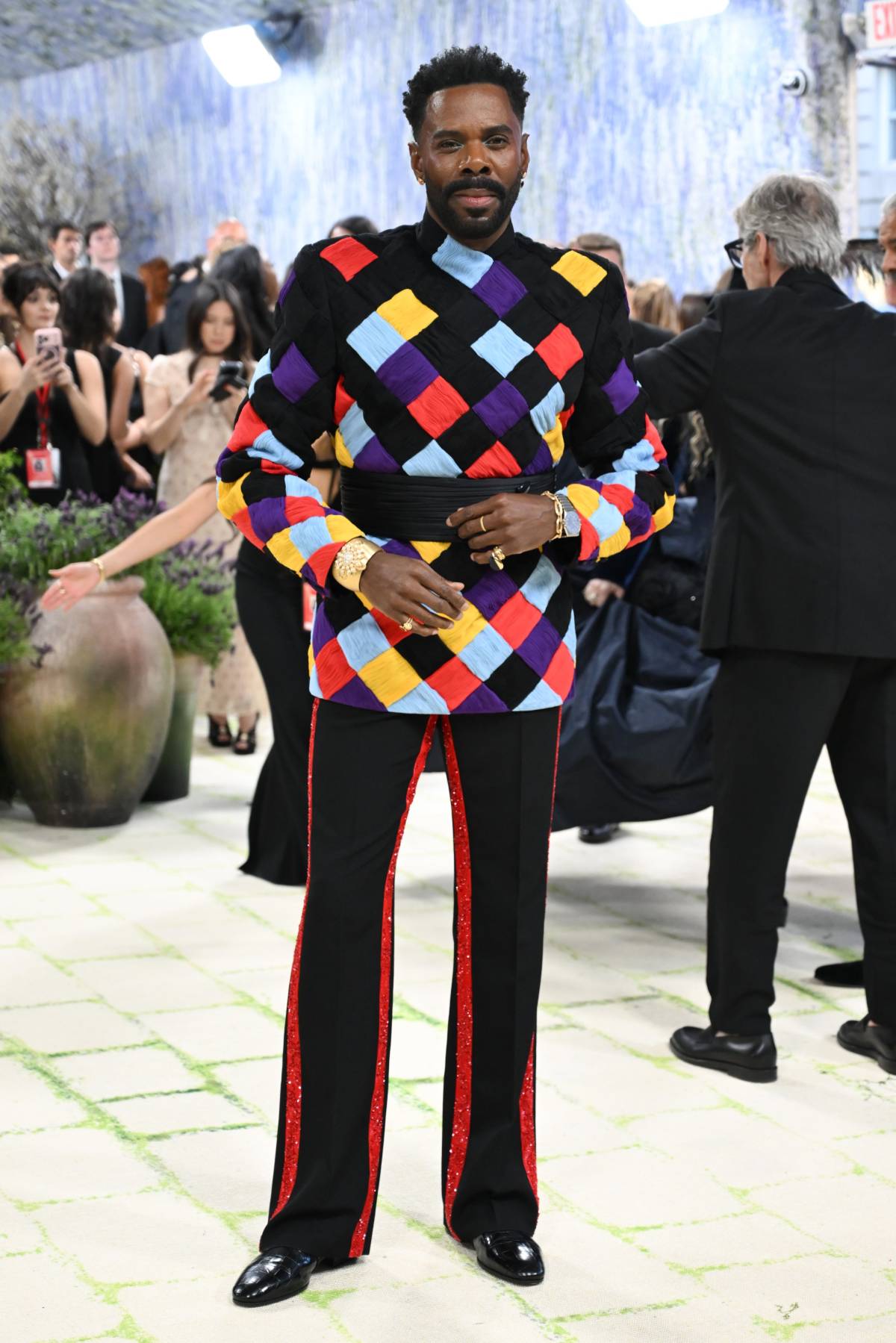 Colman Domingo, Sarah Paulson, Jeremy Pope and Yu-Chi Lyra Kuo  at the #MetGala 2026. 

#Celebrities...