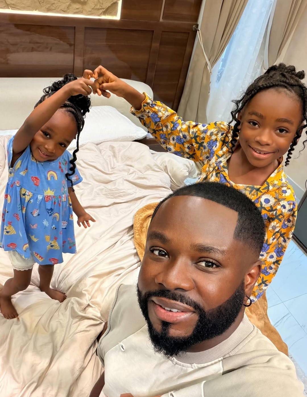 Yoruba film star Ibrahim Yekini spoke about the deeper meaning of fatherhood while celebrating his b...
