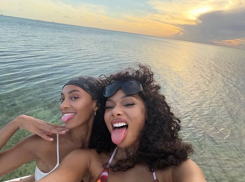 ๐ธ Megan Thee Stallion and Solange Knowles shared a selfie of their vacation together.
#Celebritie...