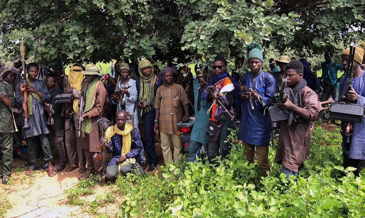 Terrorists who abducted 176 women and children from the Woro community in Kaiama Local Government Ar...