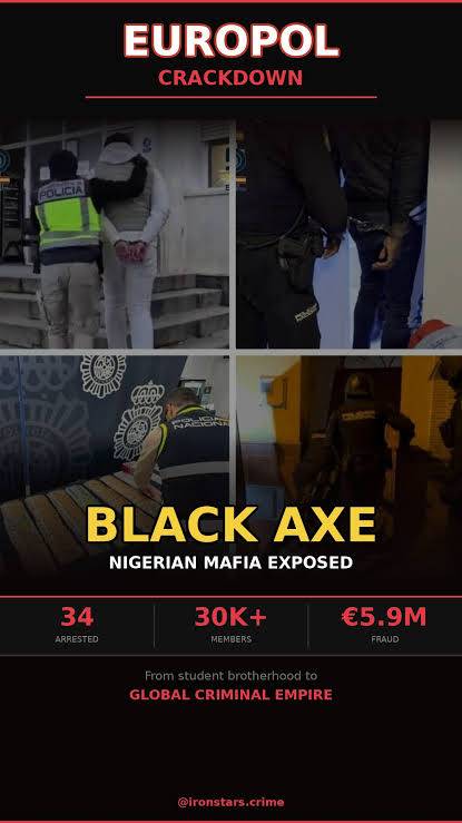 Black Axe members have been arrested in Switzerland over their involvement in romance scams, cyber f...