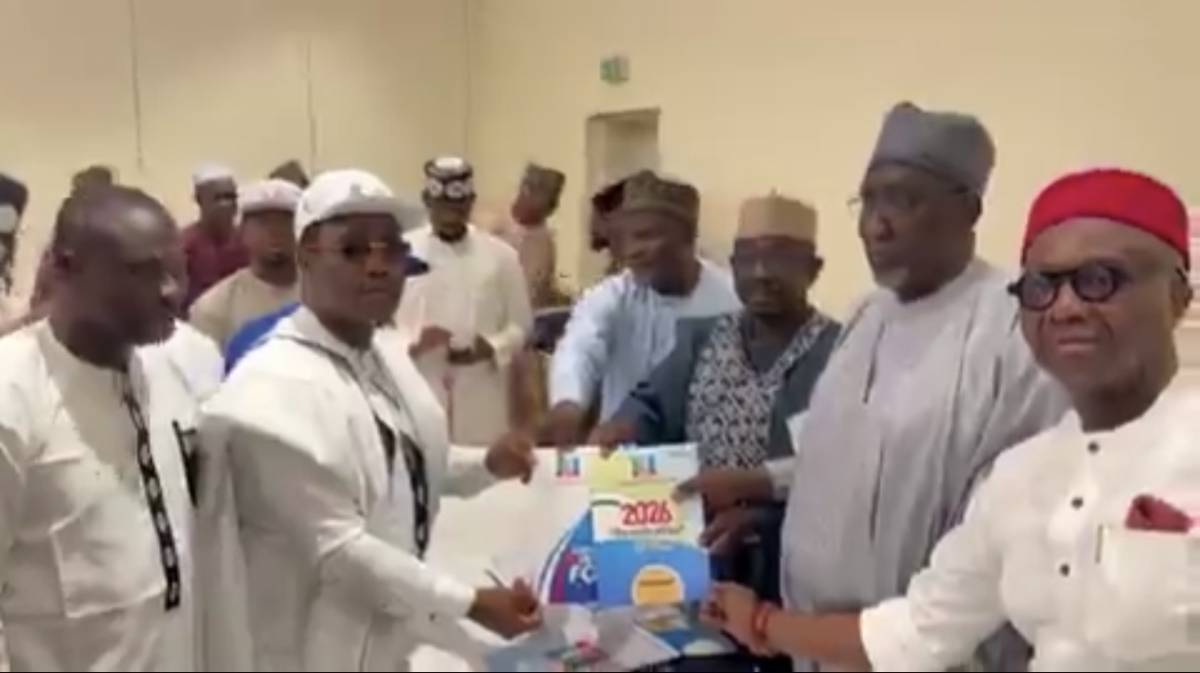 Trader Osifo Stanley from Edo State has purchased N100 million of APC Presidential Nomination forms...