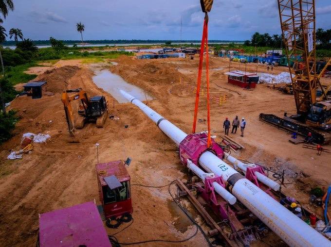 NNPC Limited Records Major Breakthrough with Successful River Niger Crossing on OB3 Gas Pipeline