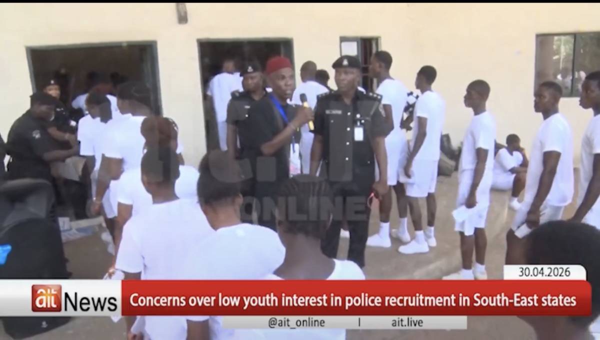 The Police has raised Concerns over low youth interest in police recruitment in South-East states