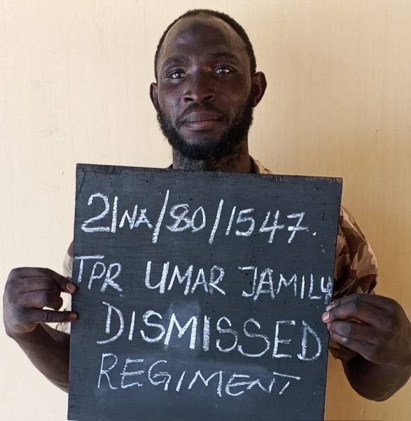 The Nigerian Army has dismissed a soldier serving under Operation Hadin Kai for disseminating what i...