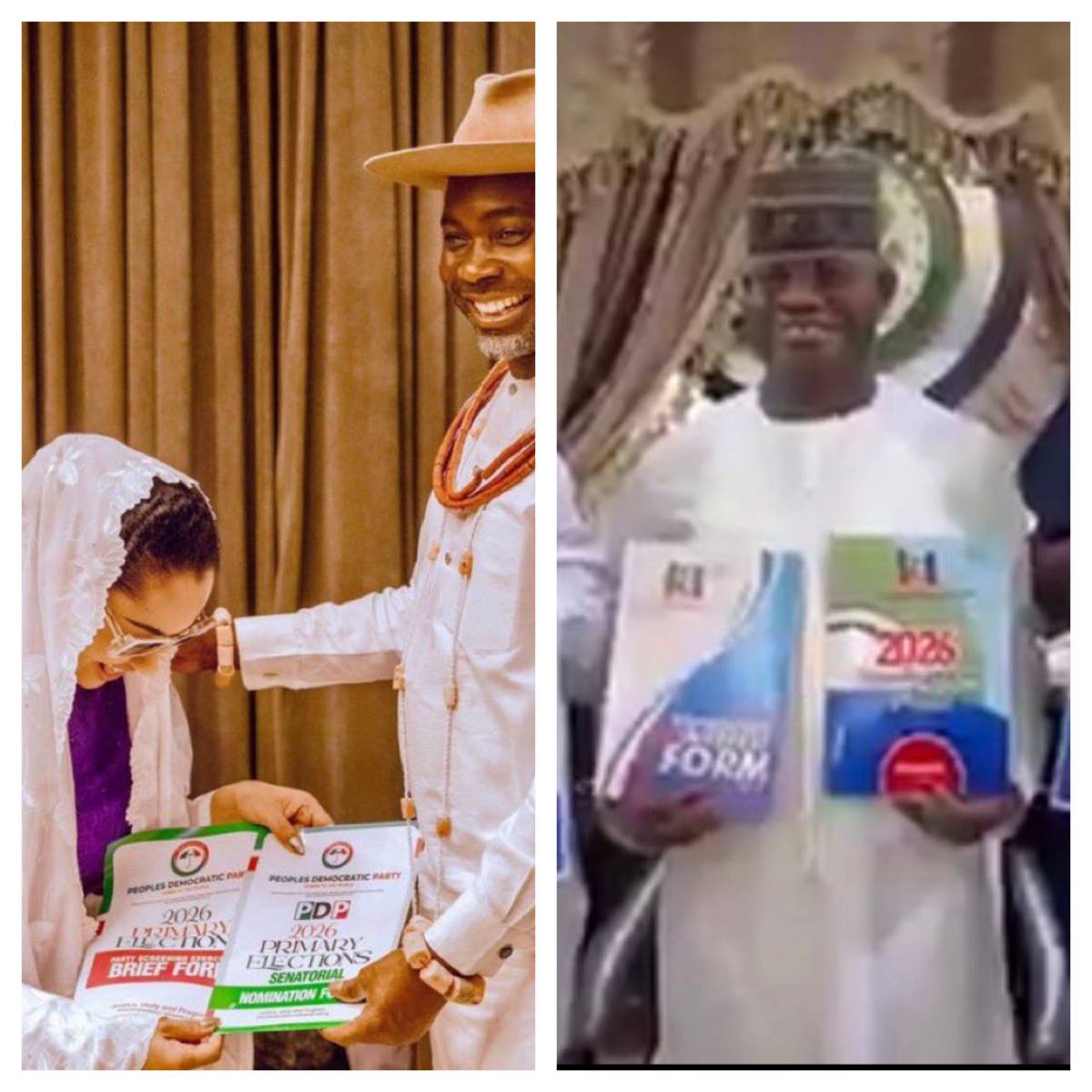 Senator Natasha of PDP and Yahaya Bello of APC have both picked up forms to battle for Kogi Central...