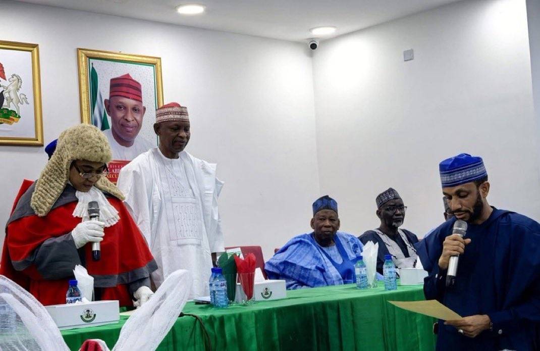 Hon. Murtala Sule Garo was today officially sworn in as the Deputy Governor of Kano State.