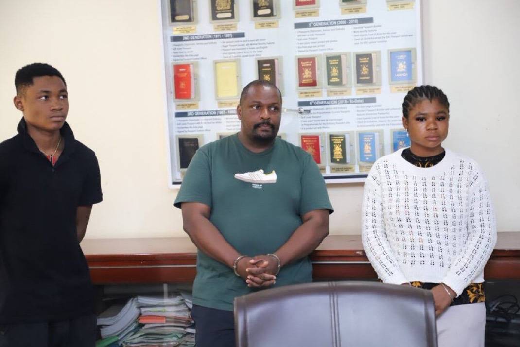 Two Nigerians have been arrested in Uganda over alleged involvement in an international drug traffic...