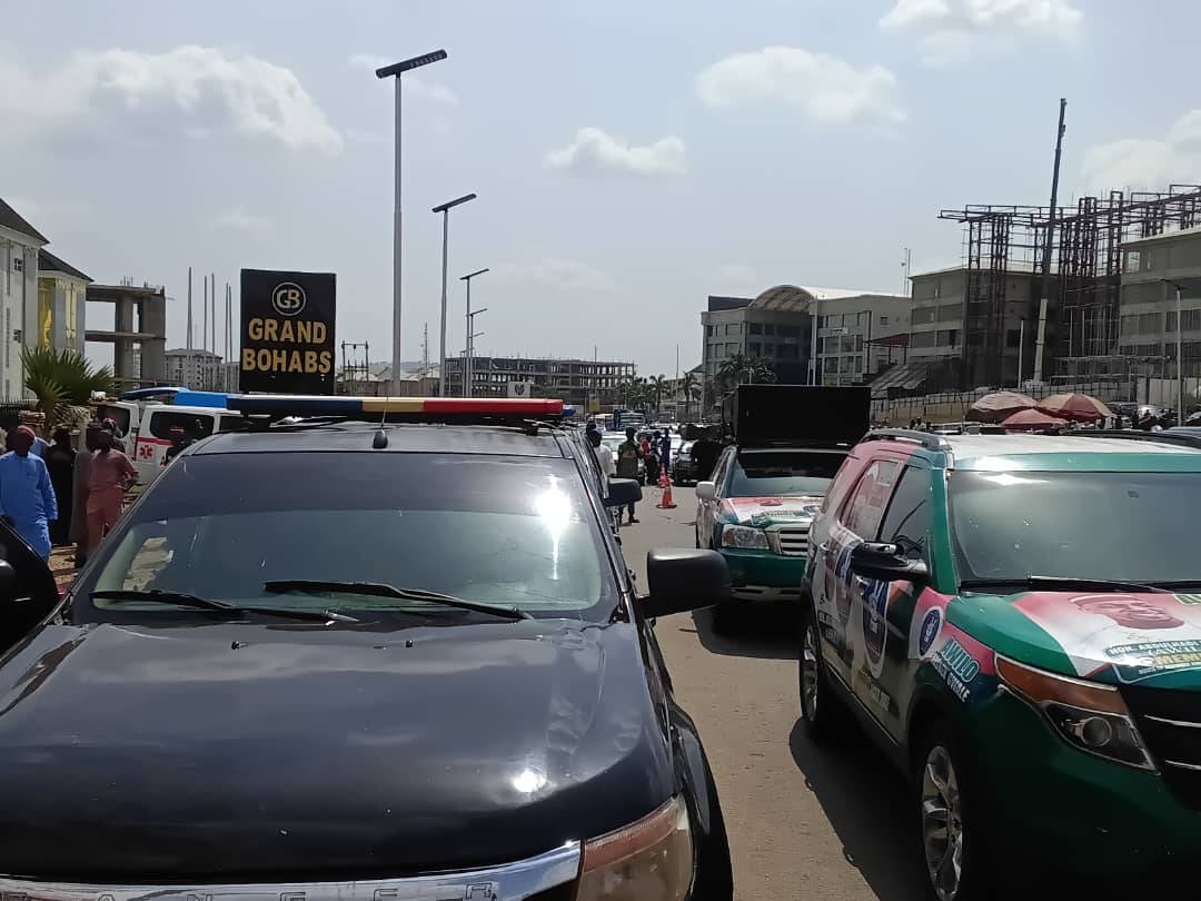 Traffic gridlock in Abuja as thousands attend NDC convention