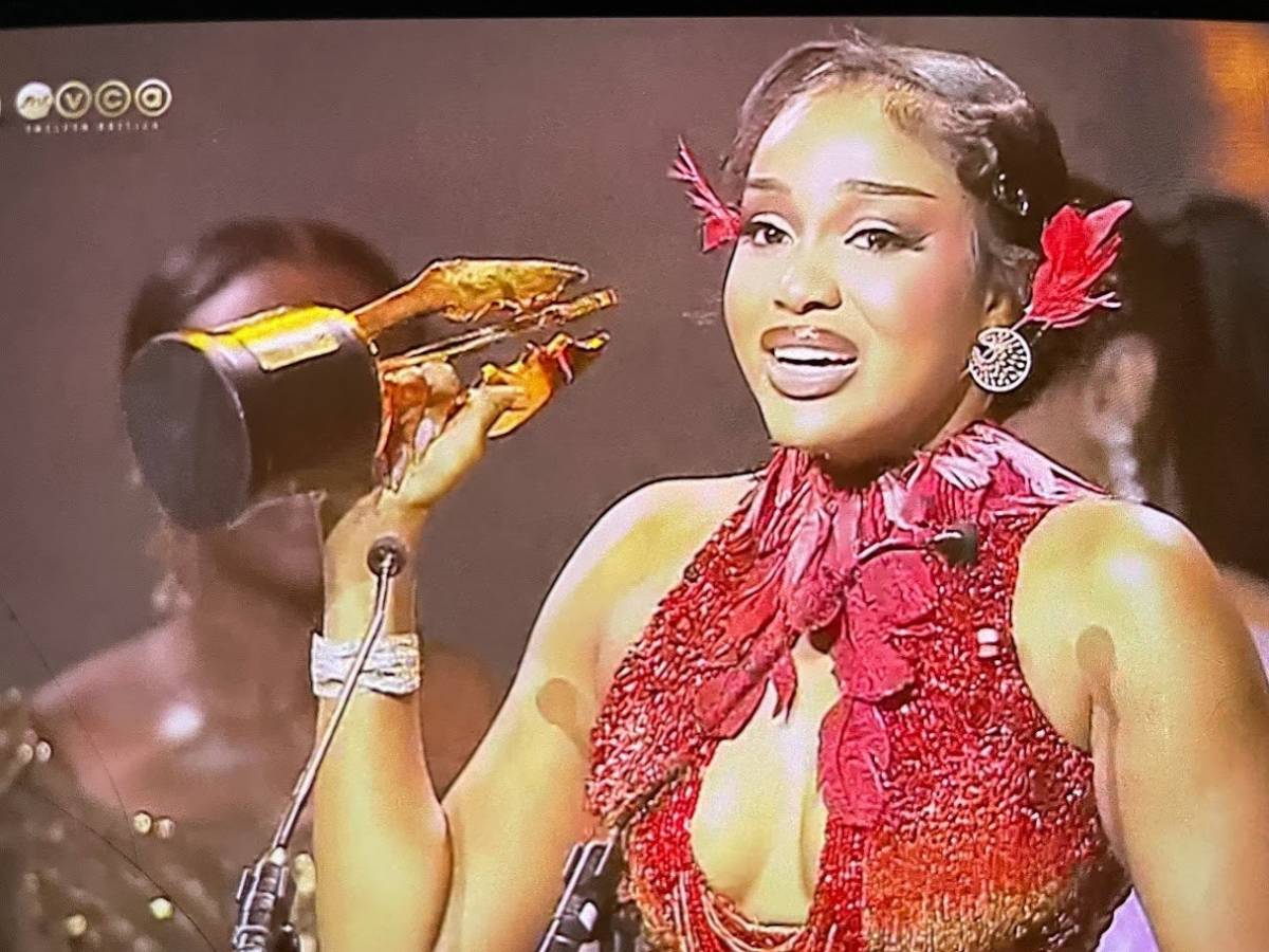 Uche Montana earns the Trailblazer Award at the AMVCA 2026