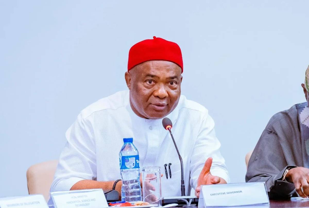 Governor Hope Uzodimma of Imo State has declared his interest in the contest for the Imo West Senato...
