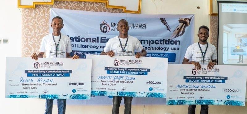 Nigerian ๐ณ๐ฌ Students win N900,000 at AI literacy essay competition in Kwara State