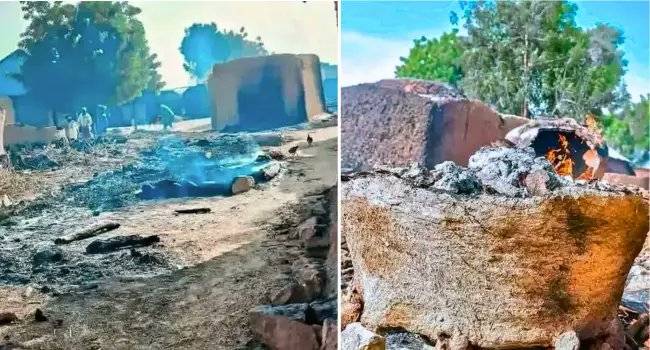 A pregnant woman and nine others have been k!lled by suspected bandits who attacked the grain market...