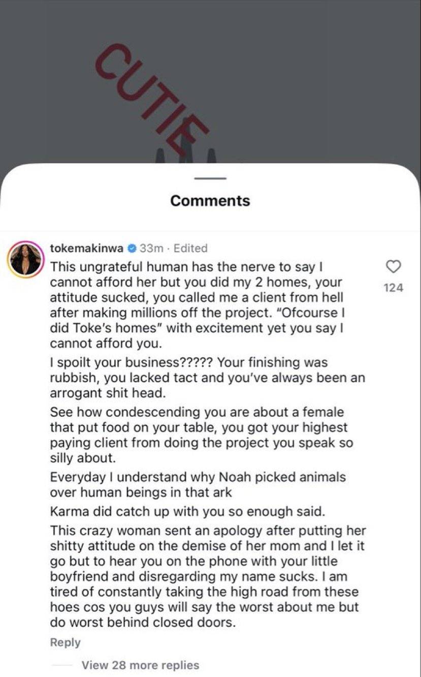 “This ungrateful human has the nerve to say I cannot afford her but you did my 2 homes, See how cond...