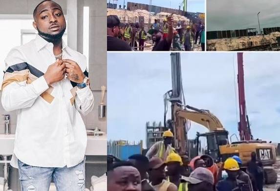 "I bought the land N4 billion but now it’s worth N8 billion".
~ Davido says as he visited the const...