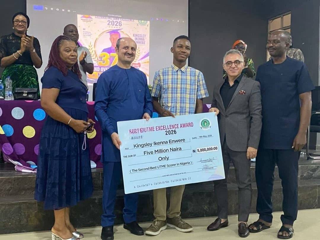 The Nigerian Tulip International Colleges has honoured one of its students, Kingsley Ikenna Enwere,...