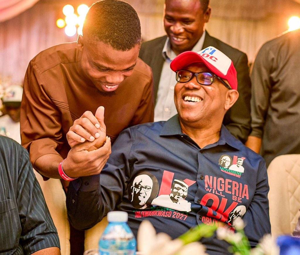 Justice Crack met with Mr. Peter Obi during the NDC aspirants’ dinner last night