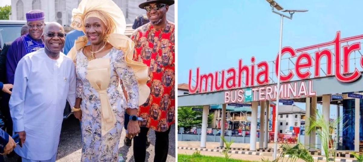 Alex Otti renames bus terminal after Prof. Nnenna Nnannaya-Oti, the first female Vice-Chancellor of...