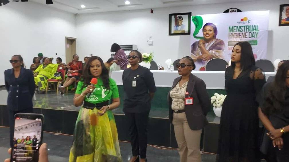 Anambra first lady Nonye Soludo promotes menstrual hygiene, distributes sanitary pads to schoolgirls