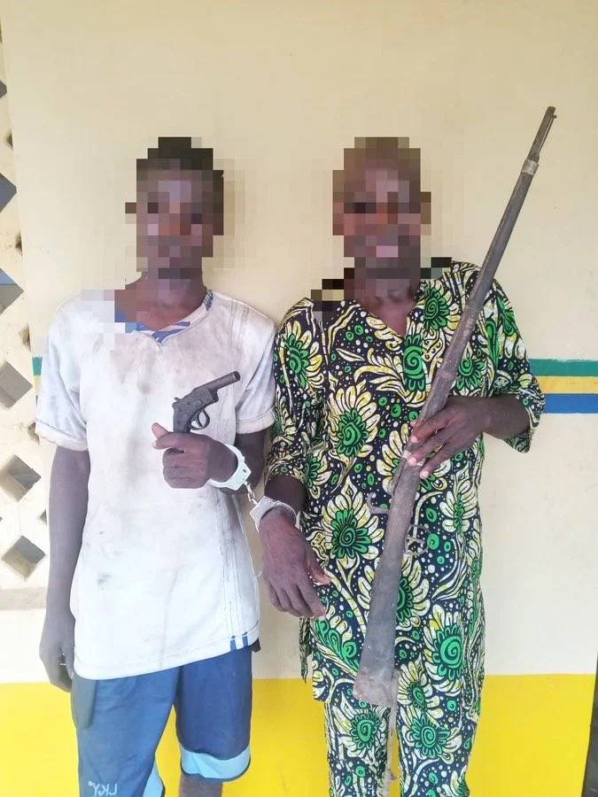 The Ogun State Police Command has arrested five suspects, including a father and his son, and recove...