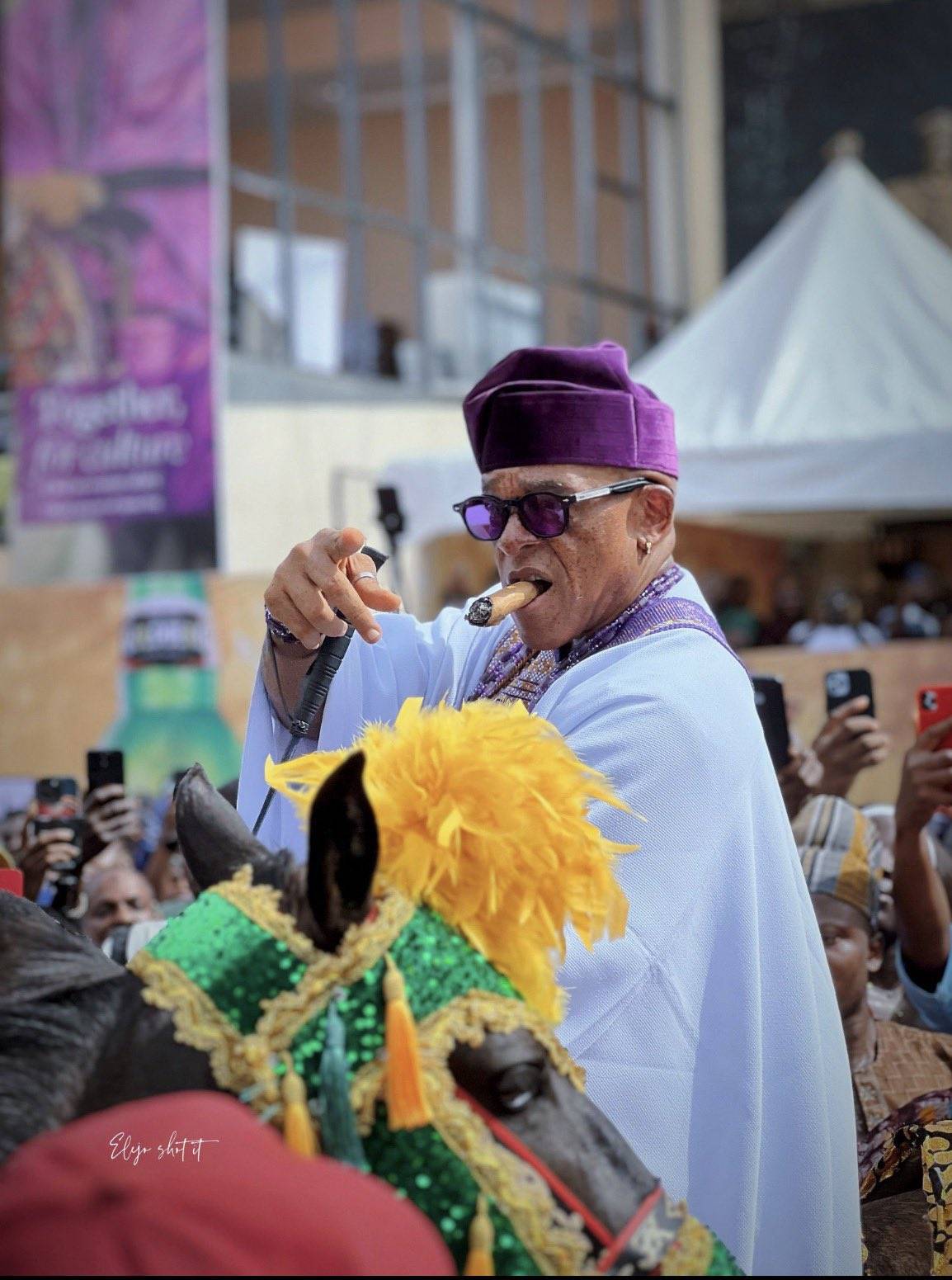 Farooq Oreagba at the 2026 Ojude Oba Festival at Ijebu Ode, Ogun State