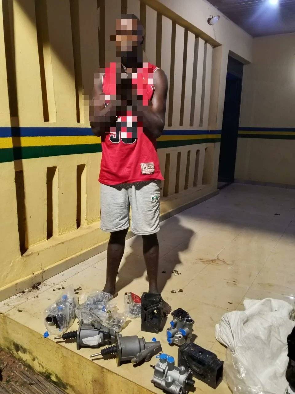 Nigeria Police Force has arrested a security guard for stealing motor spare parts in Ogun State