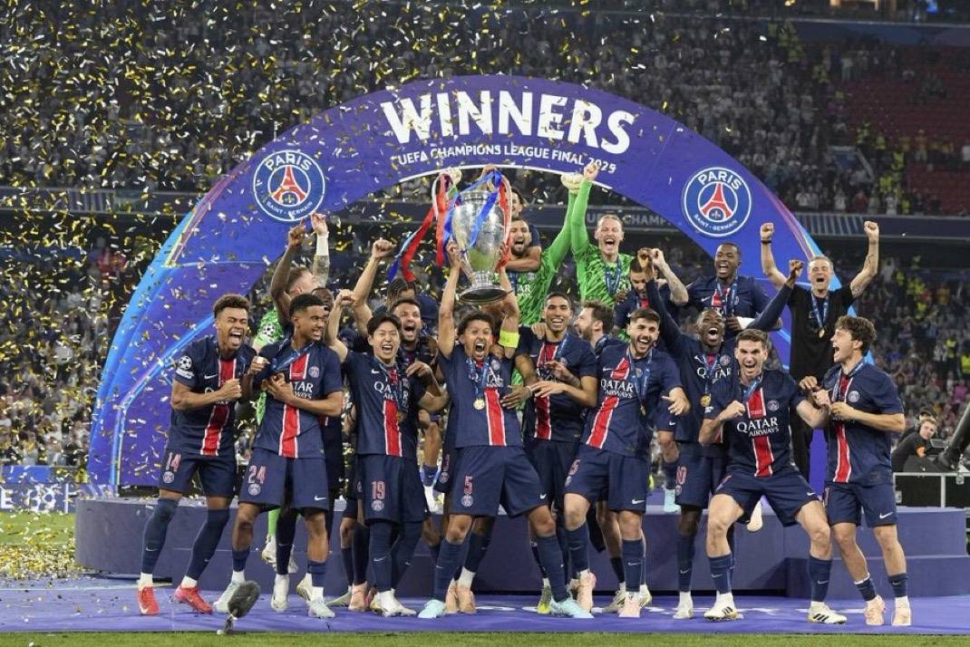 PSG has won the championship league 🏆