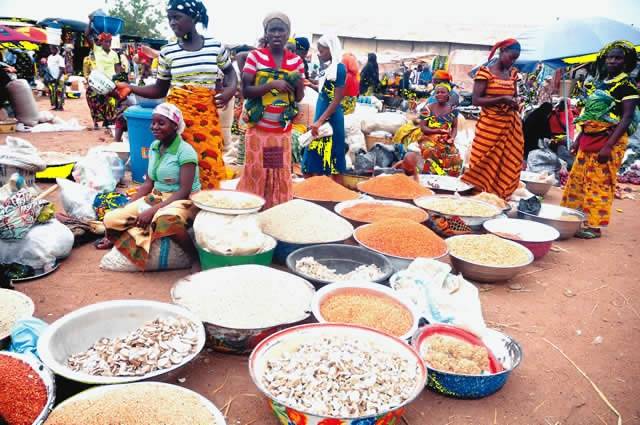 The National Bureau of Statistics says prices of tomatoes, beans, garri, onions, ginger, and other f...