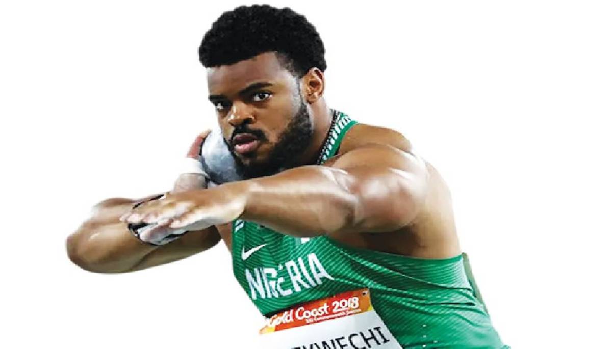 Nigeria’s 🇳🇬Chukwuebuka Enekwechi delivered a commanding performance to win 🥇 gold in the men’s sho...
