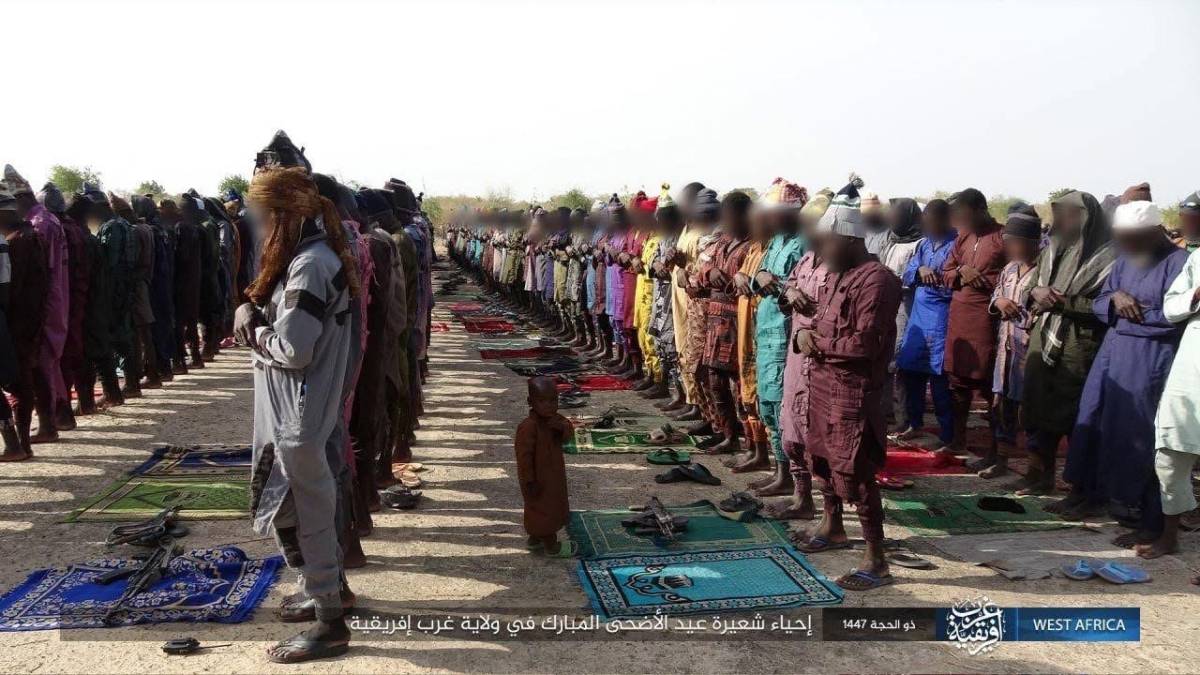 ISWAP T£rrorists has Released Photos of Eid al-Adha prayers Held Across Camps in Northeast Nigeria 🇳...