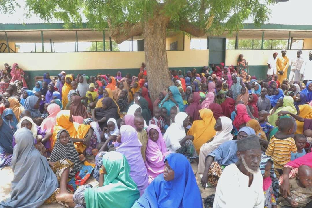 Borno State Governor, Babagana Zulum, visited freed Borno abductees, announcing that funds had been...
