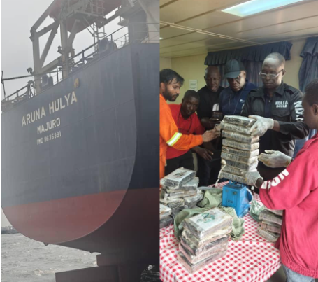 Nigerian court convicts 11 Indian sailors for cocaine traff!cking, slams $6 million fine on them