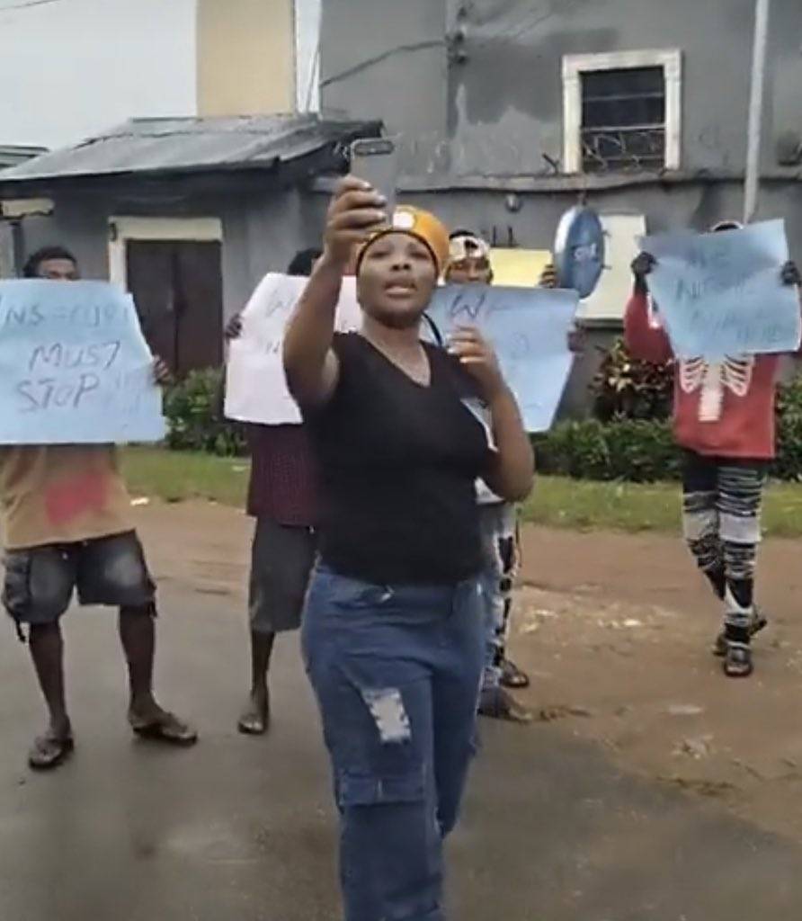 Abia State AAC Governorship Candidate, Doris Ogala Protest Against Insecurity in Nigeria