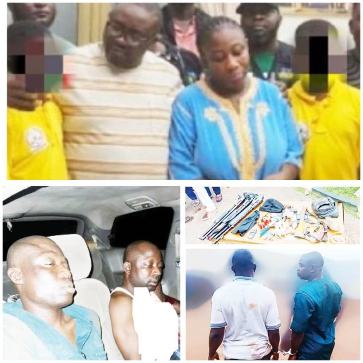 One of the suspects arrested for the abduction of Mrs Busayo Olaide—sister of former Minister of Pow...