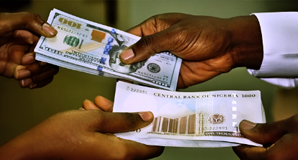 1 dollar now ₦1,363.83 at the official Nigerian Foreign Exchange Market