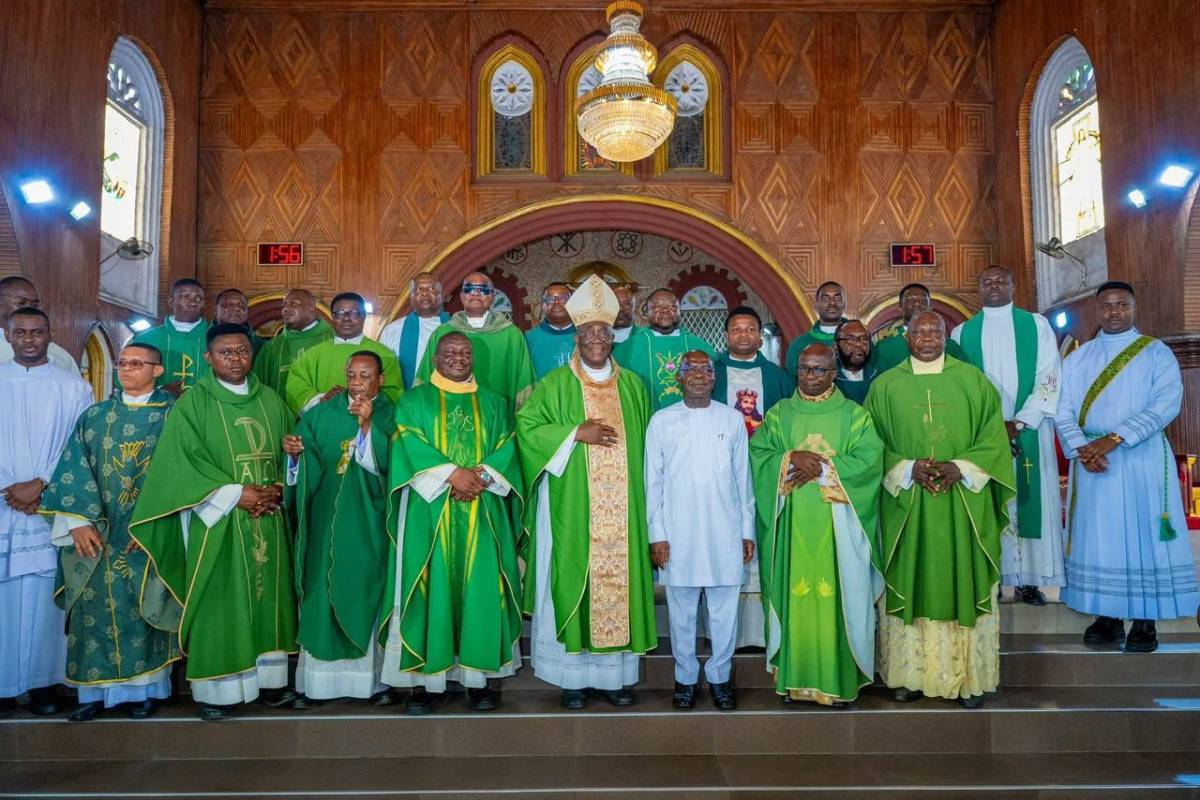 Catholic Diocese honours Governor Alex Otti as he announces reconstruction of key roads