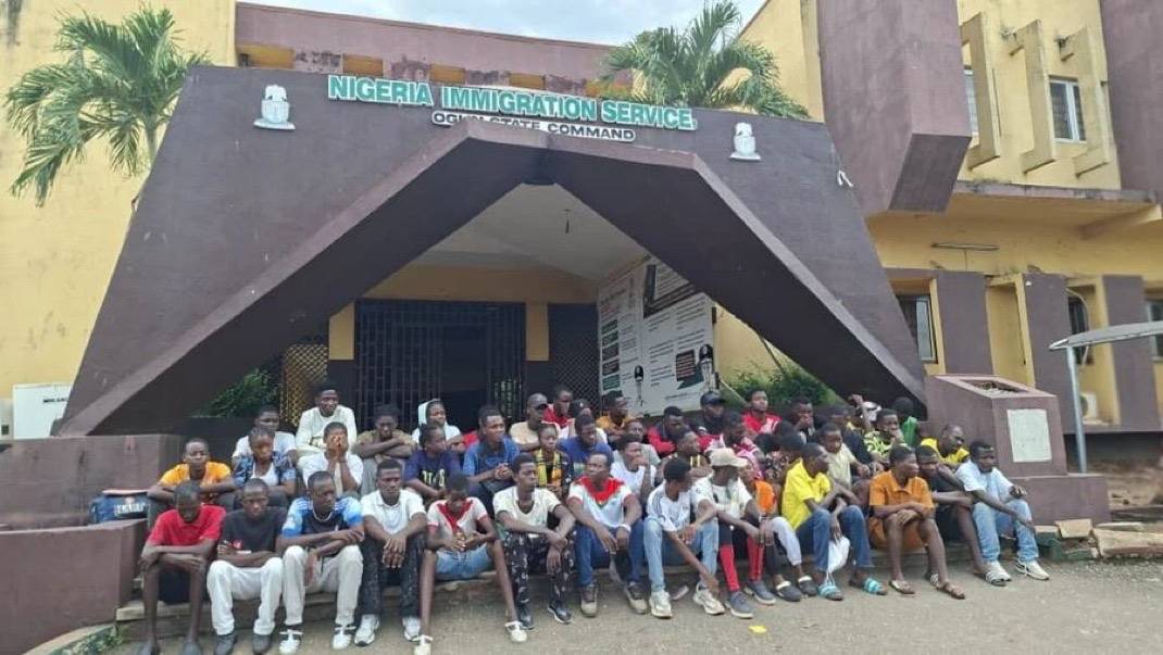 Troops of the Nigerian Army, in conjunction with DSS, NSCDC and Immigration, have apprehended 46 sus...