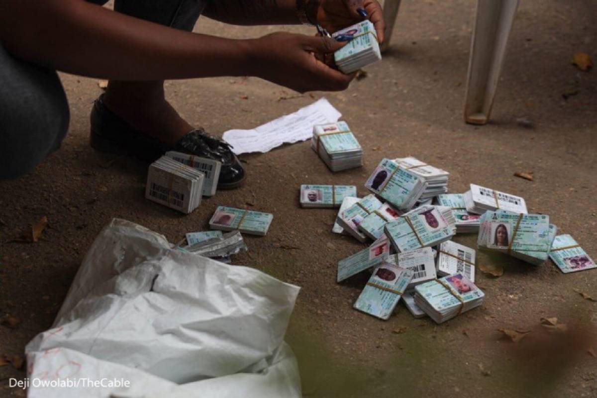 Over 1 million PVCs have been collected for Ekiti governorship election.
~ INEC