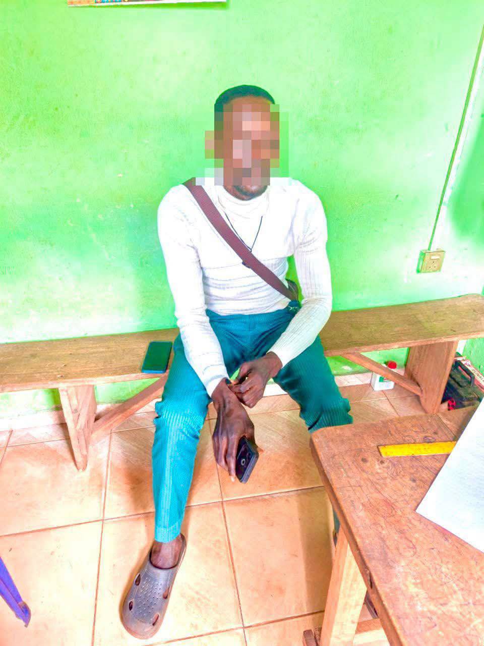 The Edo State Police Command has arrested a 42-year-old man, Ernest Ugbomoiko, for raising false ala...