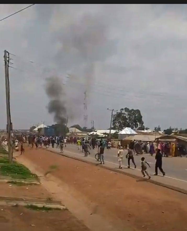 A Mob Has Burnt a Woman To Death Over Child Theft Rumour In Kaduna State