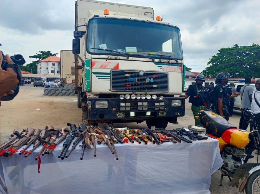 The Lagos State Police Command has arrested four suspects after intercepting a truck loaded with bag...