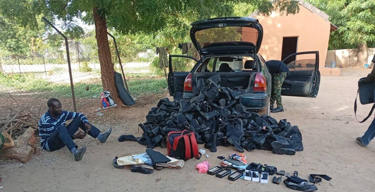 Nigeria Troops of Sector 2, Operation FANSAN YAMMA, have arrested a suspected logistics supplier to...