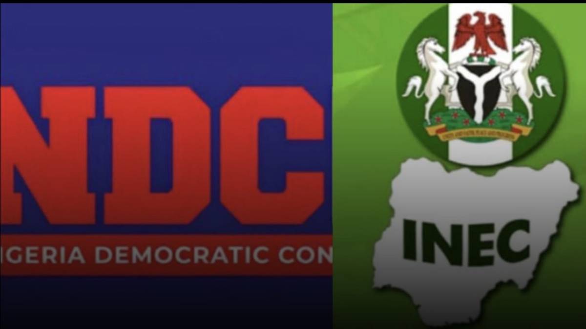 The Nigeria Democratic Coalition (NDC) has accused the Independent National Electoral Commission (IN...