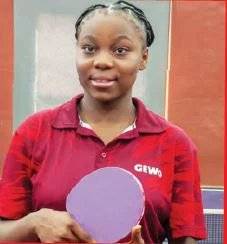 14-year-old girl Sezuo wins maiden Top 12 Women’s Table Tennis Champs