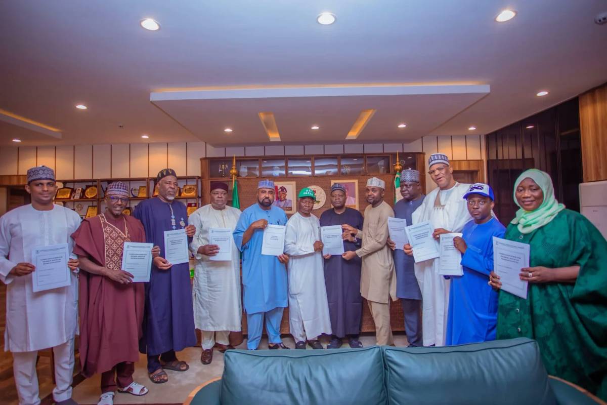 The governorship and National Assembly candidates of the All Progressives Congress in Gombe State on...