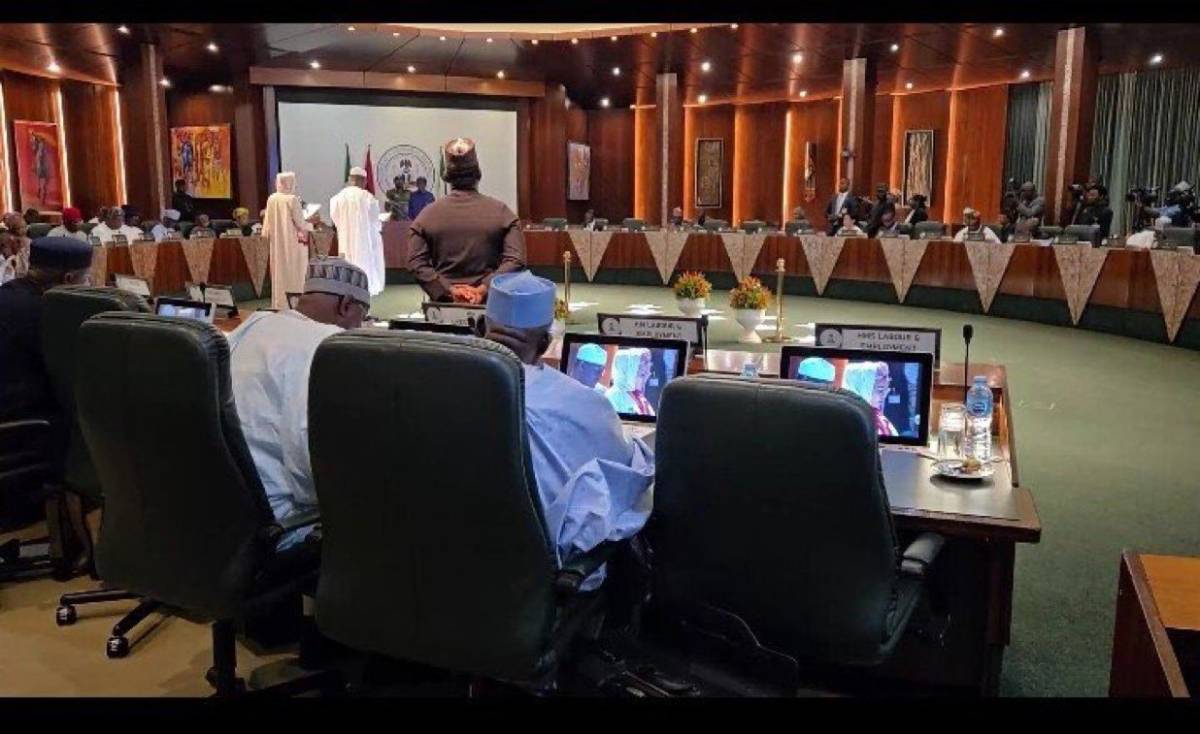 President Bola Tinubu today swore in new federal commissioners for the Revenue Mobilization Allocati...