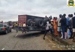 The Lagos State Traffic Management Authority has confirmed a multiple-vehicle accident involving two...