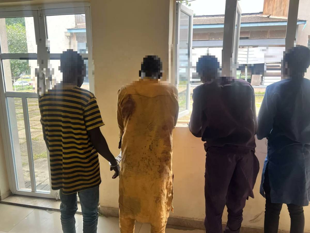 The Oyo State Police Command has rescued two abducted children, arrested four suspected kidnappers a...